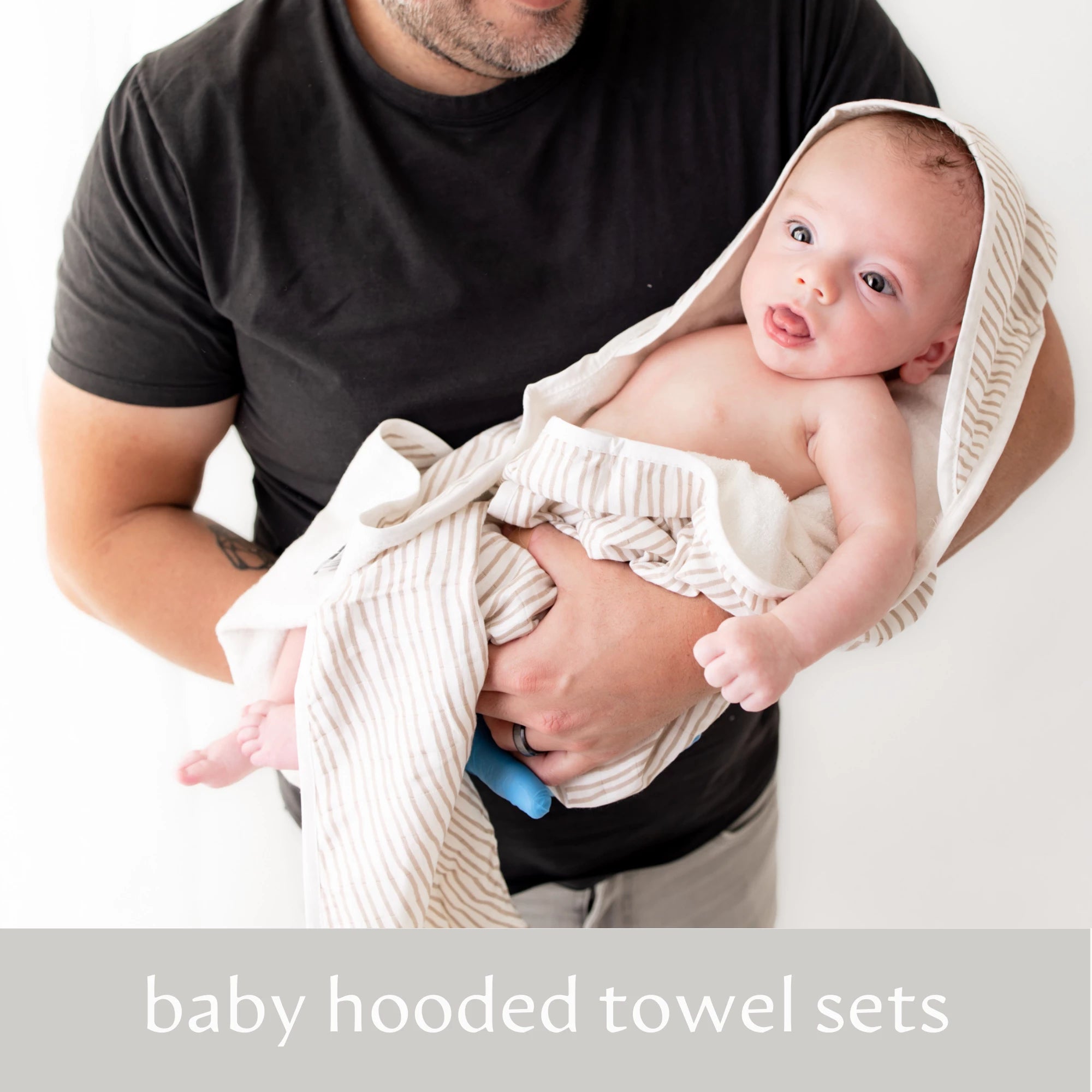 Baby hooded towel set sale