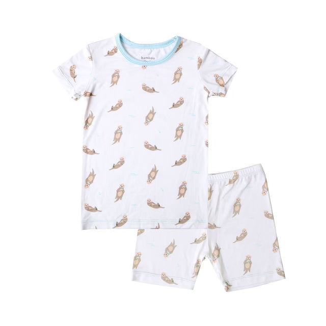 Otter Short Sleeve Pajama Set