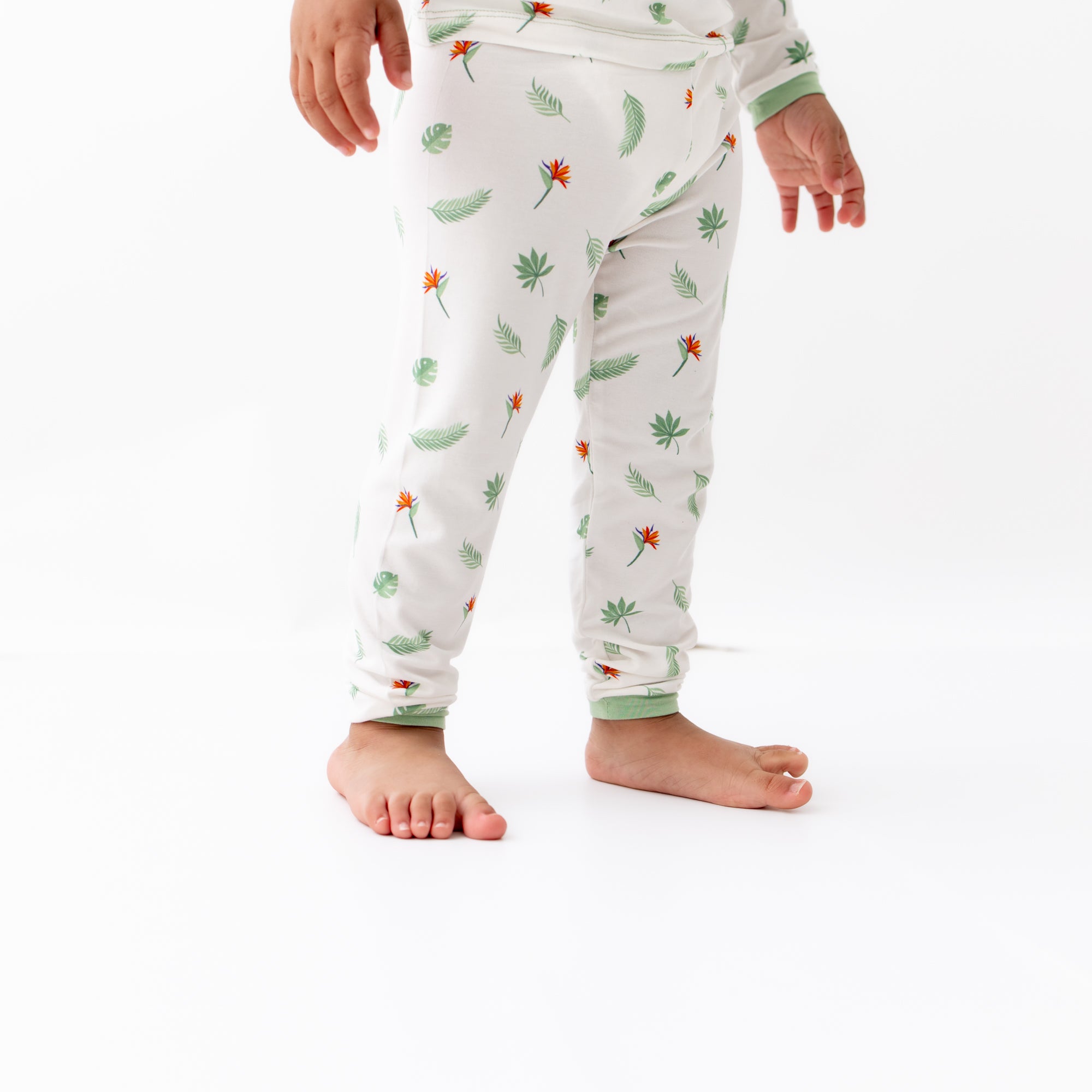 Bamboo Viscose Toddler Pajama Set, Bird of Paradise – Bamboo Bamboo Viscose Toddler Pajama Set, Bird of Paradise – Bamboo
