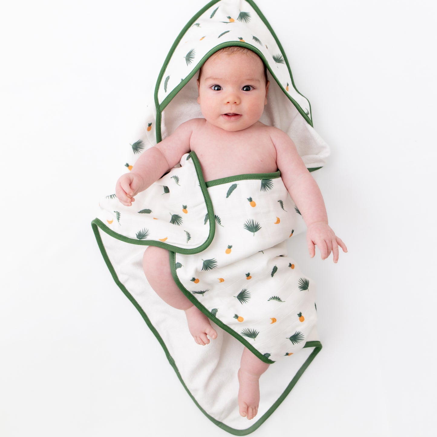 Tropical Palms Hooded Towel Set