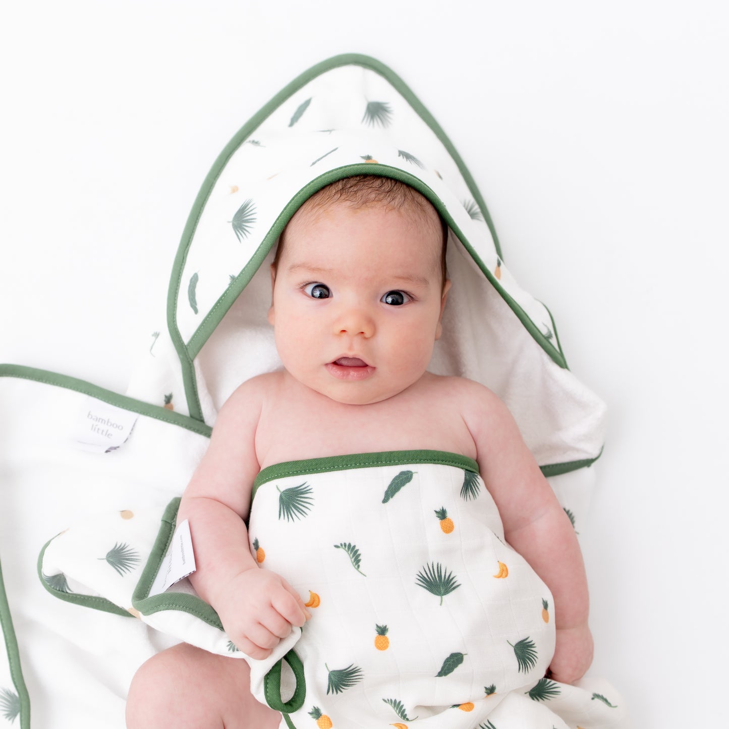 Tropical Palms Hooded Towel Set