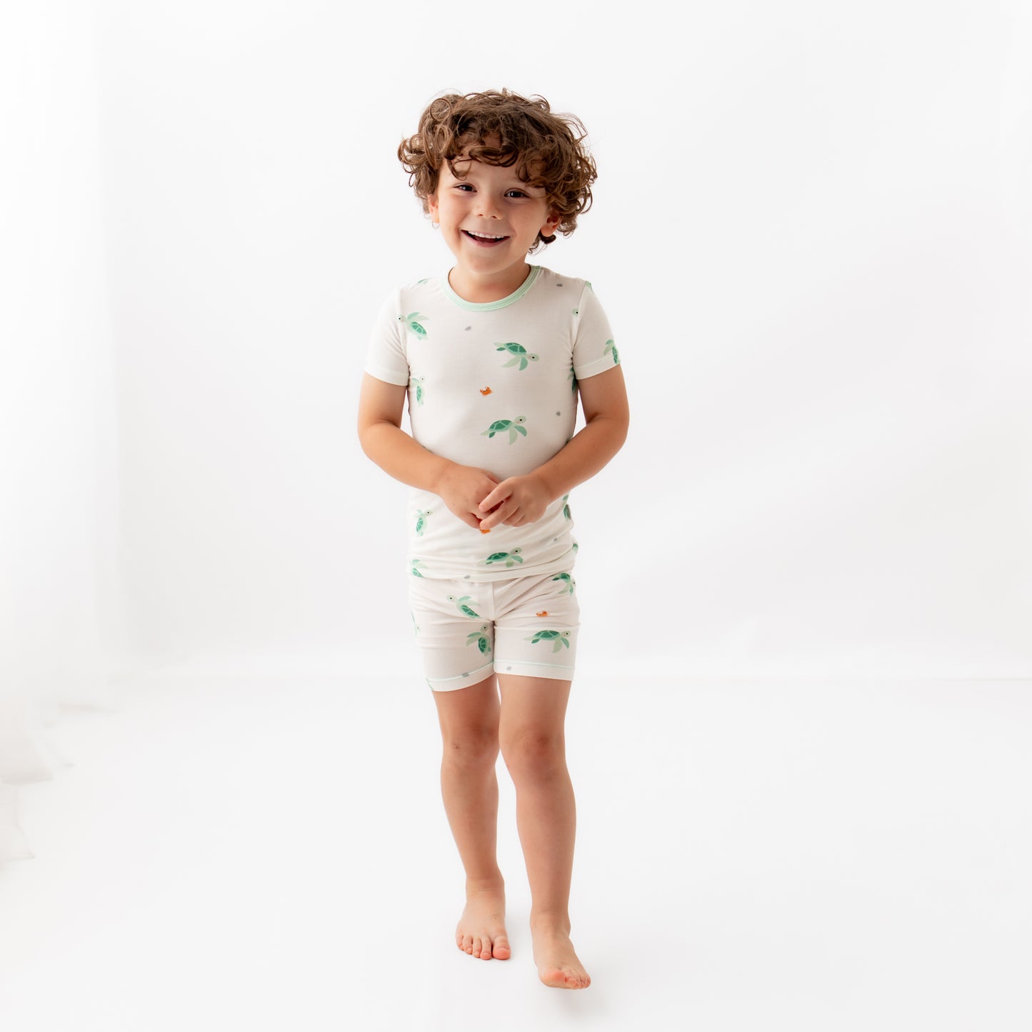 Turtle Short Sleeve Pajama Set