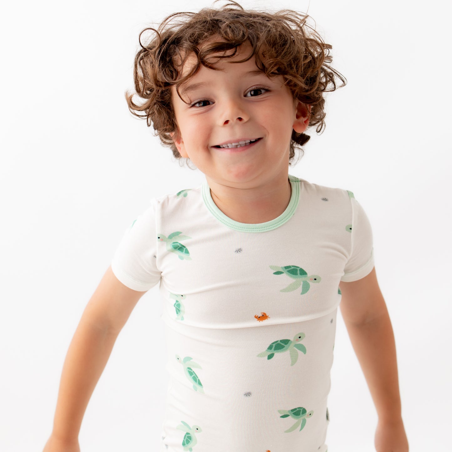 Turtle Short Sleeve Pajama Set