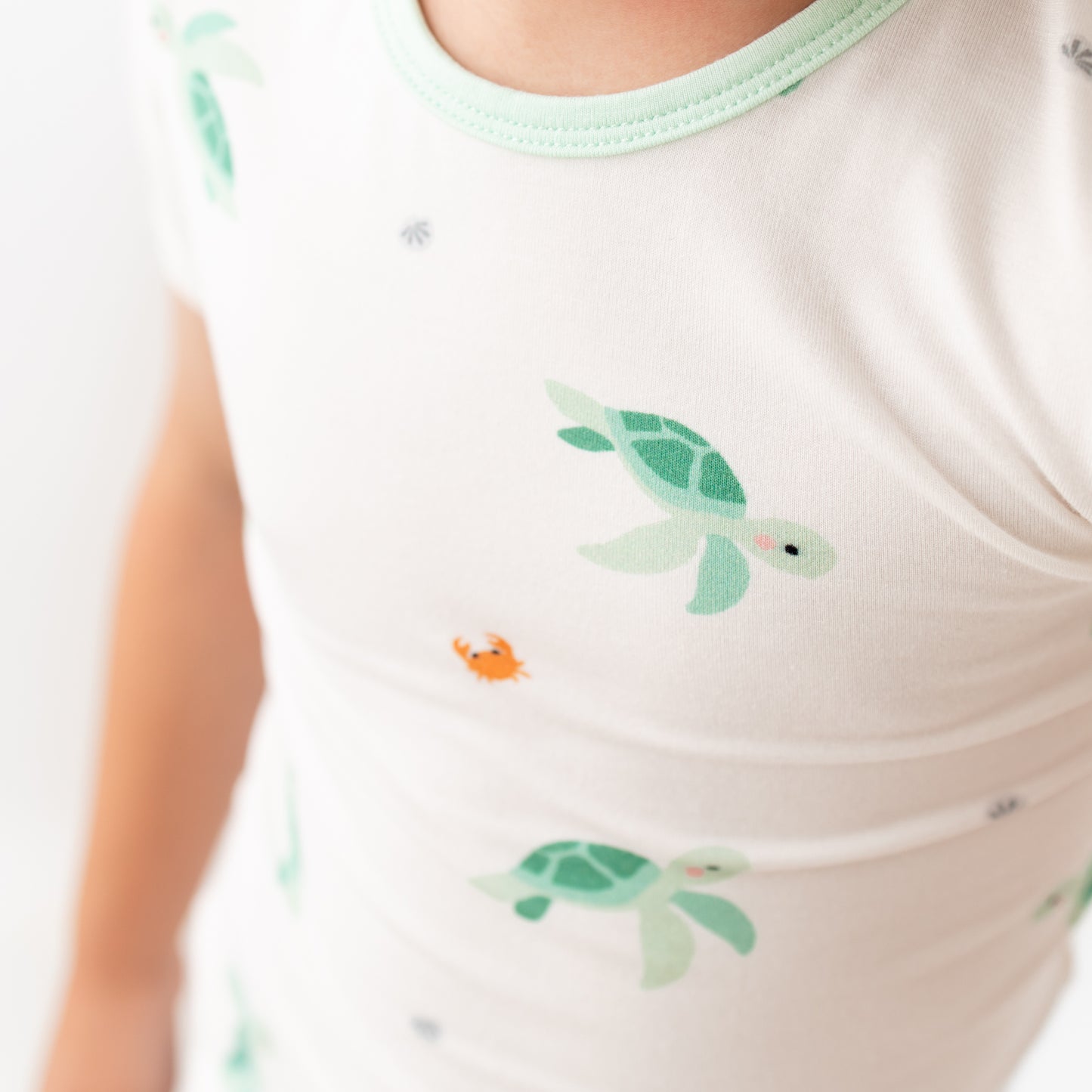 Turtle Short Sleeve Pajama Set