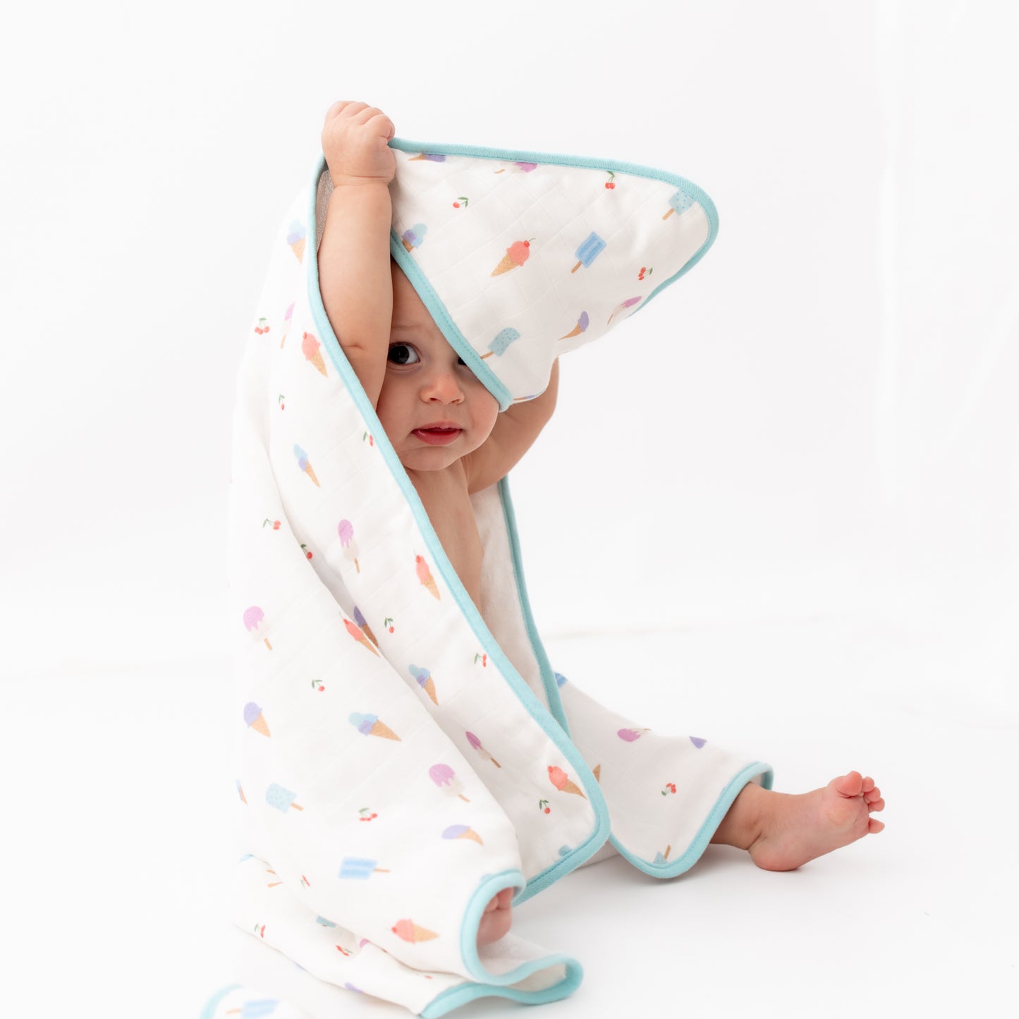 Ice Cream Hooded Towel Set