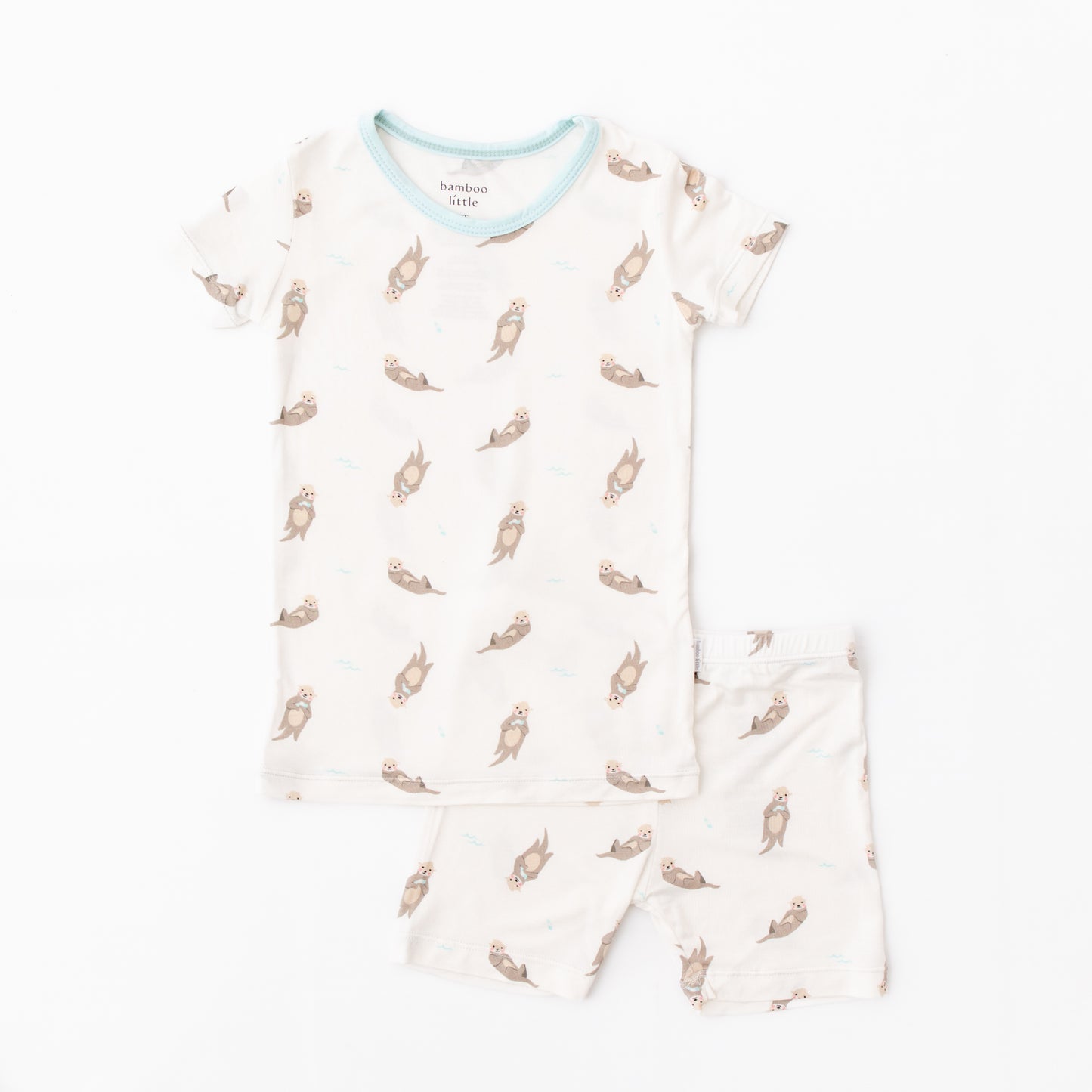 Otter Short Sleeve Pajama Set