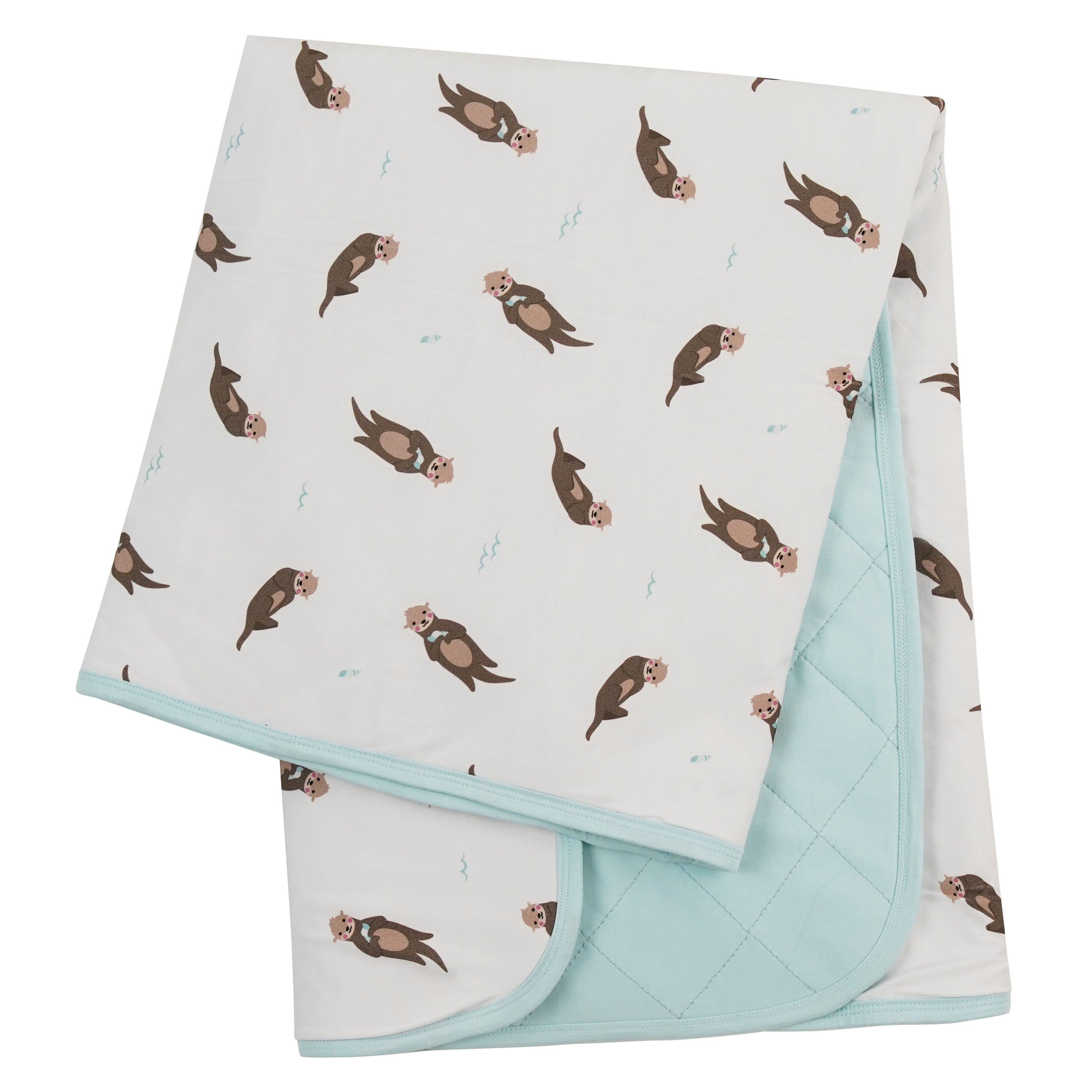 Otter Baby Blanket | BambooLittle – Bamboo Little