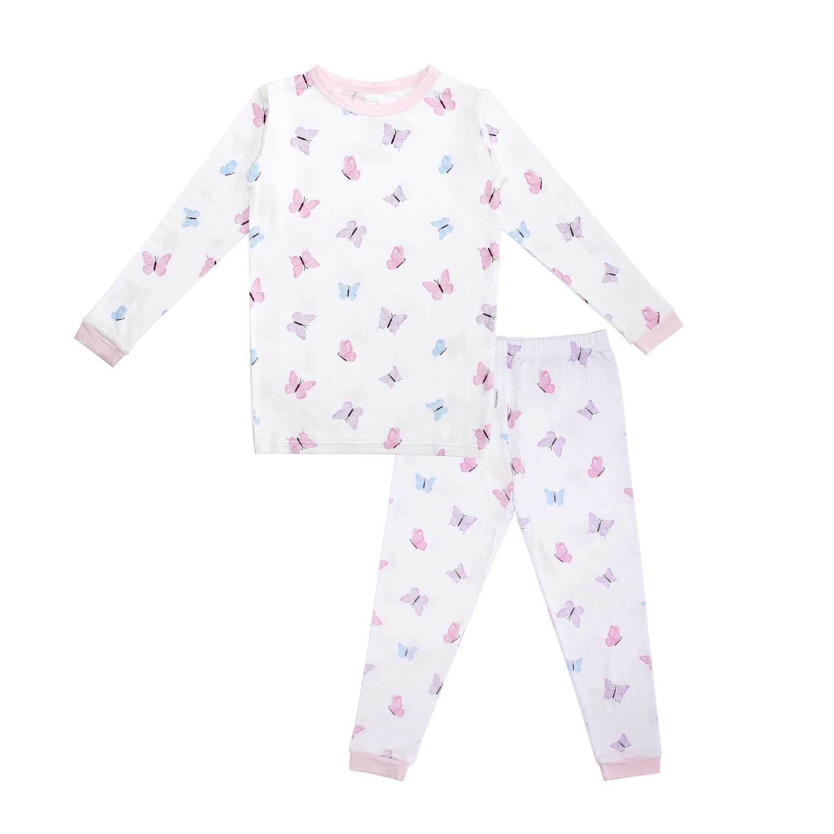 Bamboo Viscose Toddler Pajama Set, Butterfly – Bamboo Little