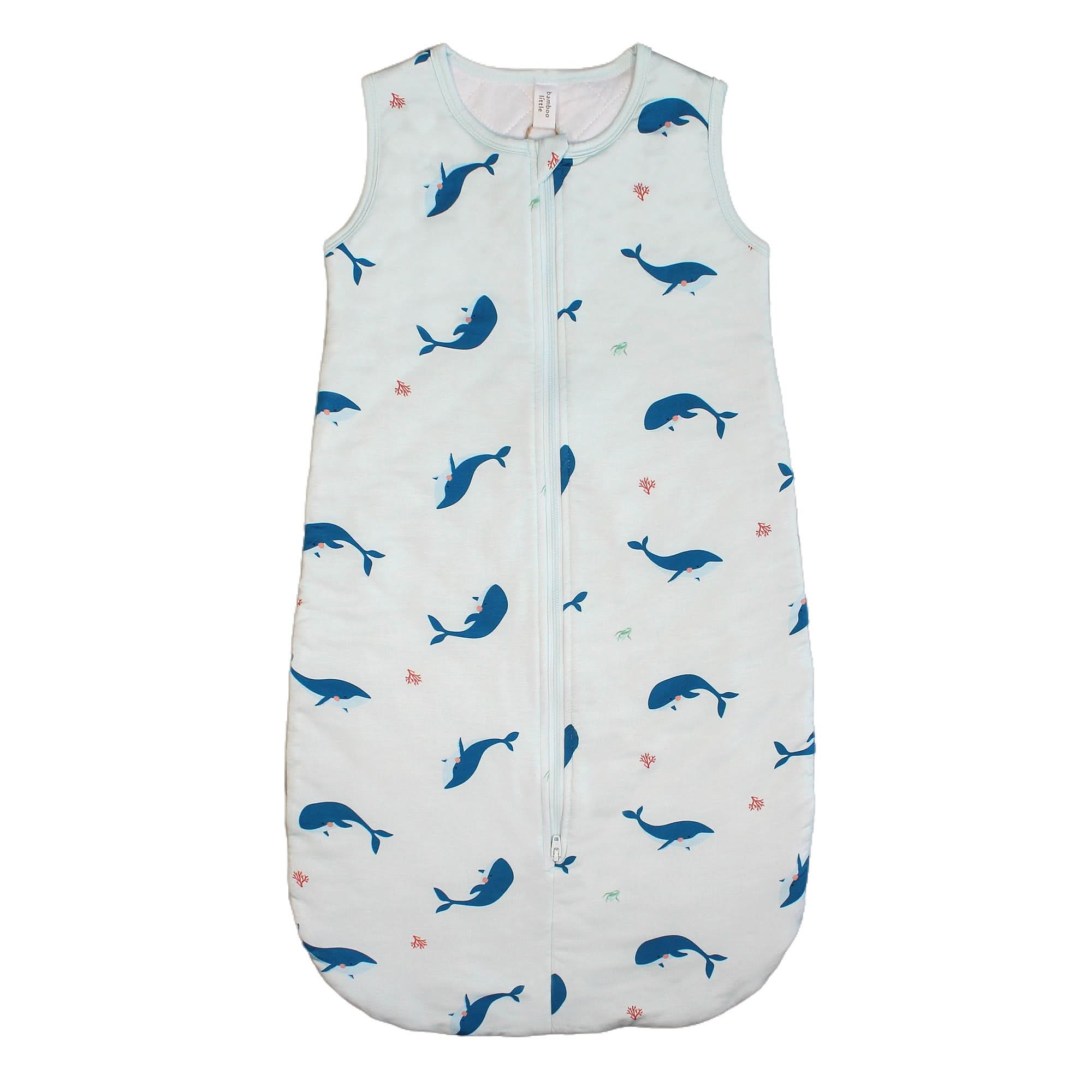 Bamboo Sleep Sacks, Whale, 06 Months, Unisex Bamboo Little
