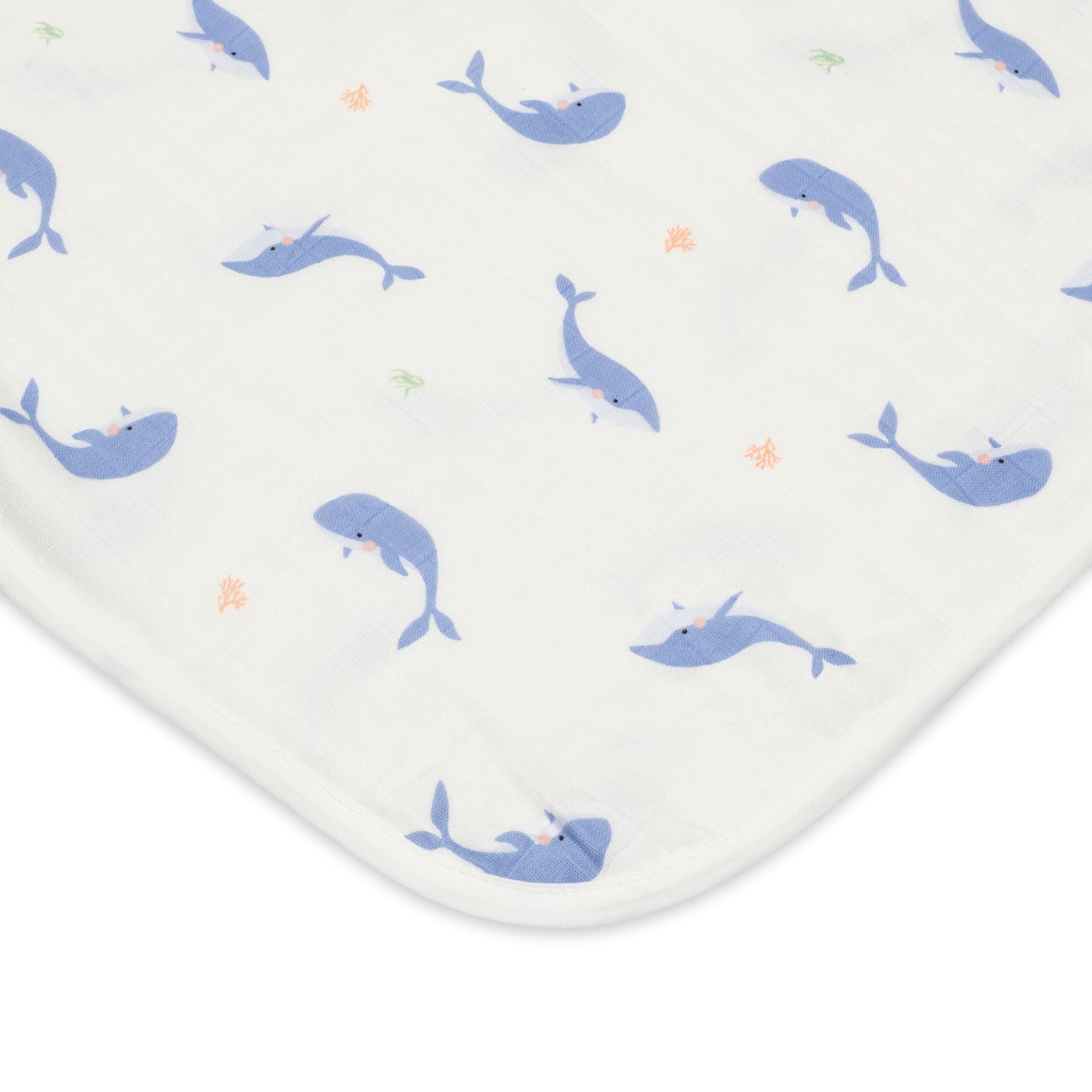 whale baby blanket