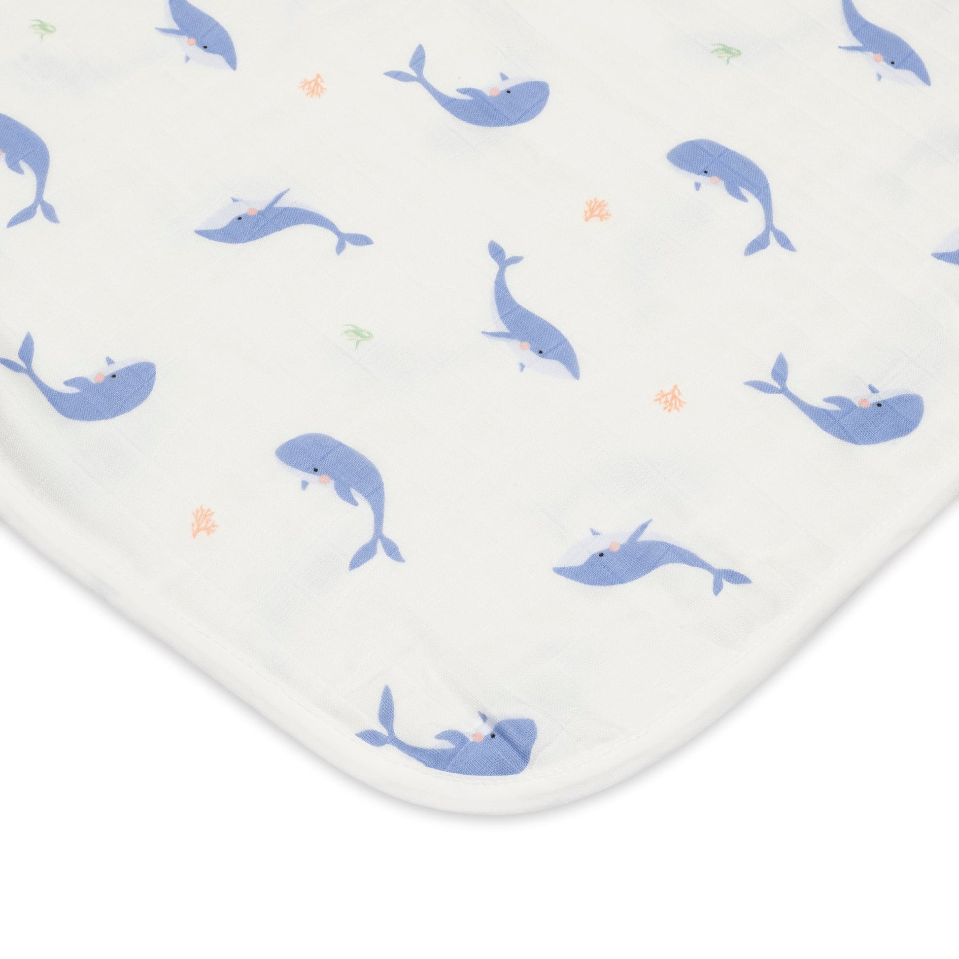 whale baby blanket