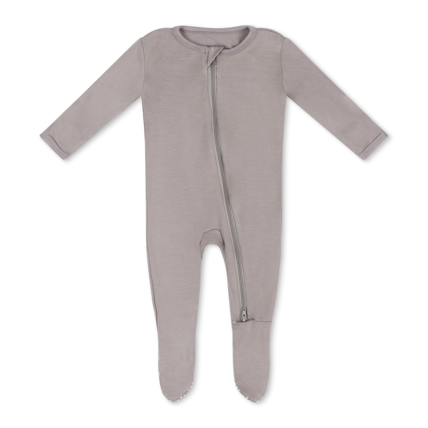 gray footie pajama