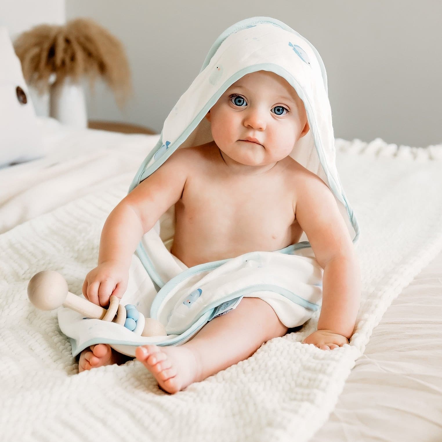 Baby boy best sale towel sets