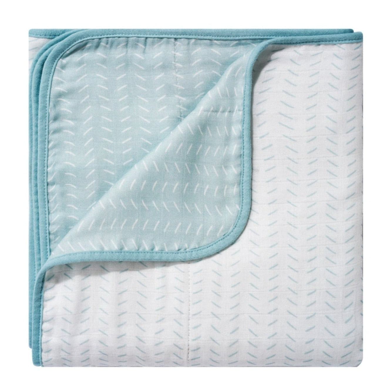 Soft Blanket, Sage Dash, Bamboo Cotton Muslin – Bamboo Little