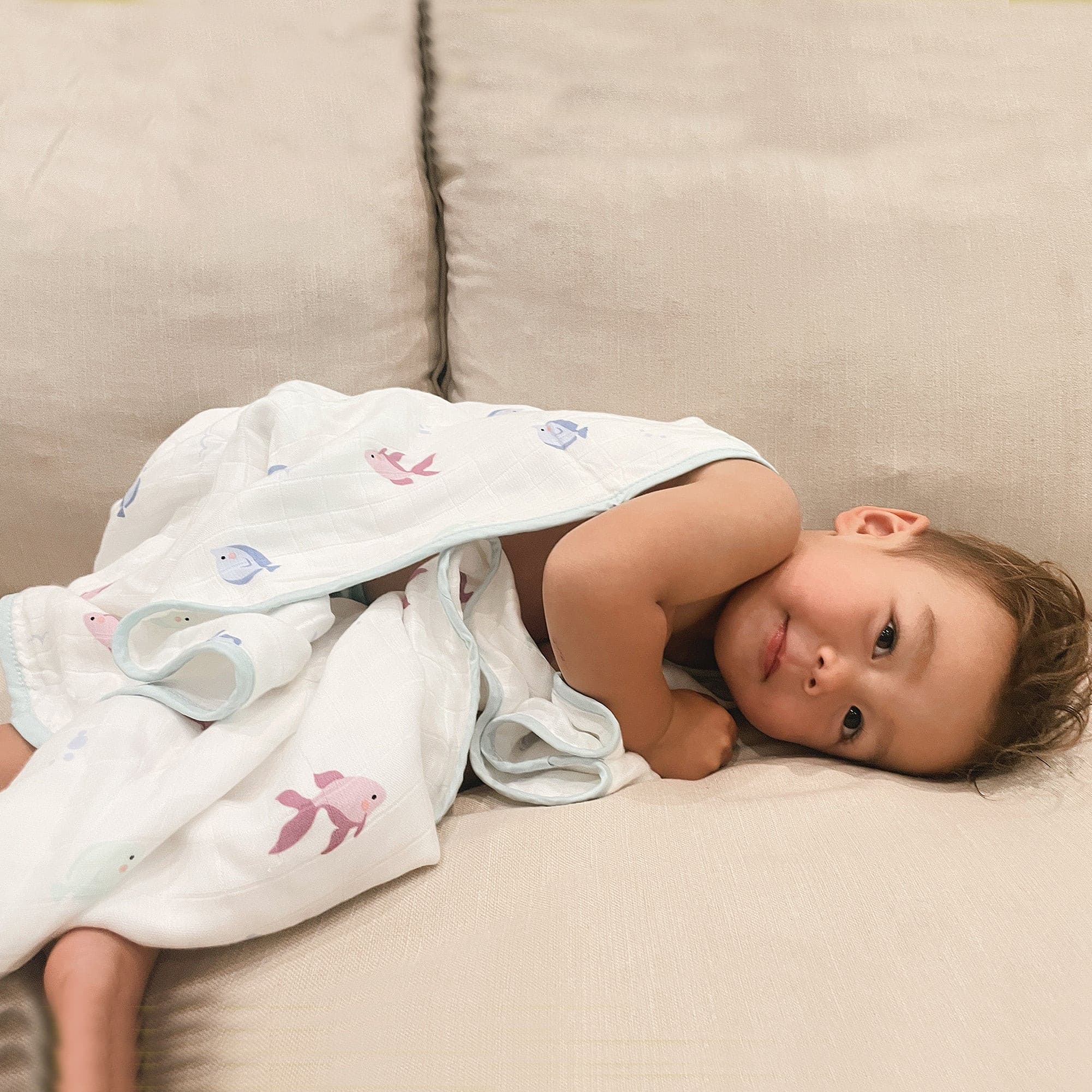 Fish swaddle online blanket